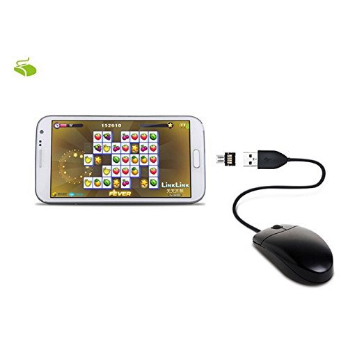[Australia - AusPower] - CHENYANG Ultra Mini DM Micro USB 5pin OTG Adapter Connector for Cell Phone Tablet & USB Cable & Flash Disk - 5pcs OTG*5set 