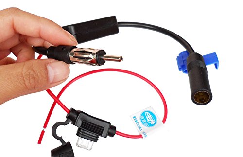 [Australia - AusPower] - Universal Auto Car Radio FM Antenna Signal Booster Radio Signal Amplifier for Marine Car Vehicle Boat RV 12V Signal Antenna Enhance 
