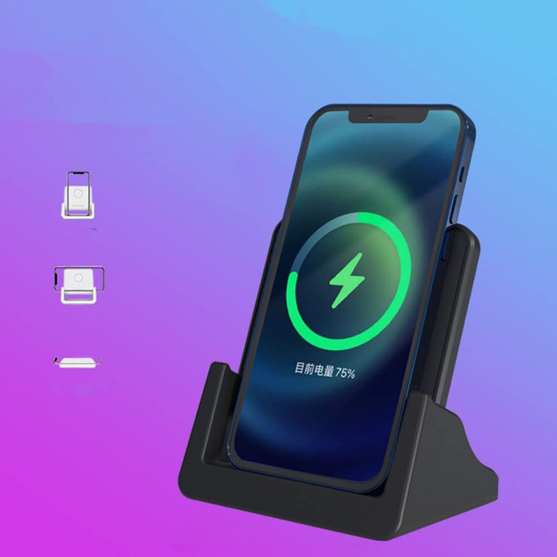 [Australia - AusPower] - Wireless Charger for iPhone 13 12 11 All Models XR XS X 8 Plus,10W Fast Wireless Phone Charging Stand Qi-Certified Compatible with Galaxy S21/20 S10/10+ and Other Qi-Enable Phones (No AC Adapter) 