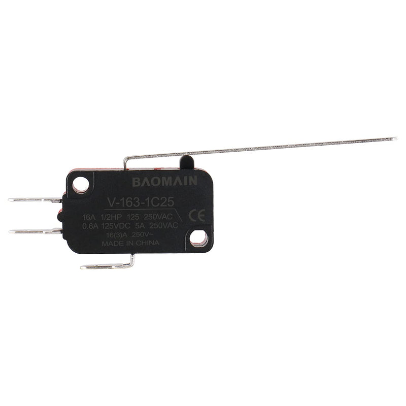 [Australia - AusPower] - Baomain Micro Limit Switch Long Hinge Lever Arm SPDT Snap Action CNC LOT Pack of 5 