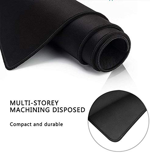 [Australia - AusPower] - YEBMoo Extra Large Gaming Mouse Pads/Extended Protective Office Desk Mouse Mat Non-Slip Professional Precision Tracking Surface (23.6" x 11.8") for PC Computer Laptop(60x30 Black001) 60x30 Black001 