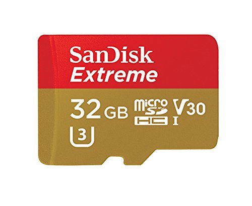 [Australia - AusPower] - 32GB Sandisk Micro SDXC Extreme 4K MicroSD Flash Memory Card Class 10 works with DJI Mavic Pro, Spark, Phantom 4, Phantom 3 Quadcopter 4K UHD Video Camera Drone with Everything But Stromboli Reader 