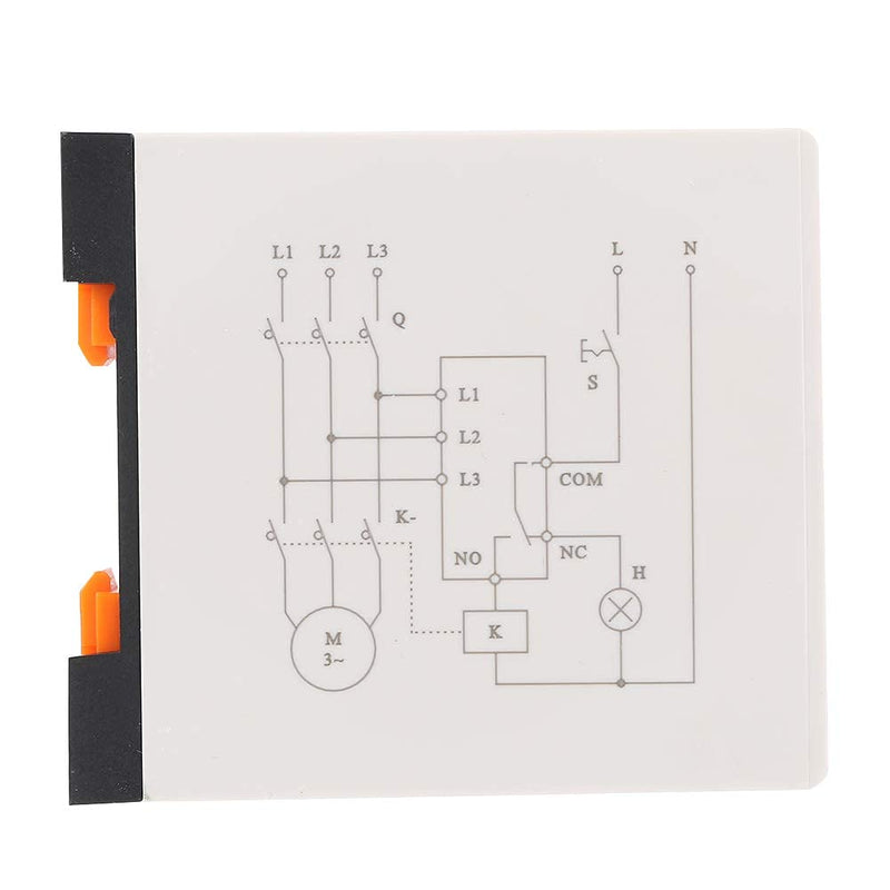[Australia - AusPower] - 3 Phase Sequence Relay, Phase Failure Loss Protection 220-380V AC Rated Current 5A for Refrigeration Compressor Pump Fan 