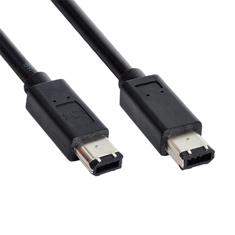 [Australia - AusPower] - NFHK 6 Pin to 6Pin FireWire 400 to FireWire 400 6-6 ilink Cable IEEE 1394 1.8m Black FW-016 