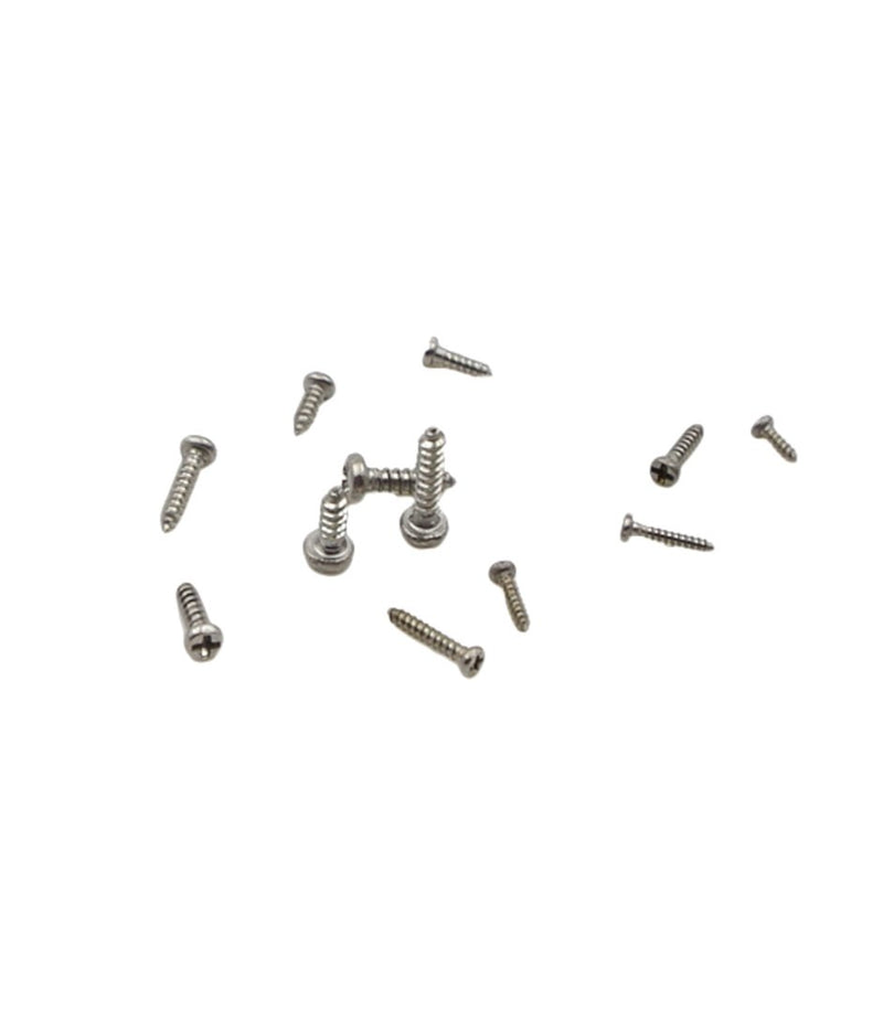 [Australia - AusPower] - HVAZI 12 Kinds M1 M1.2 M1.4 M1.7 304 Stainless Steel Phillips Rounded Head Small Self Tapping Screws Assortment Kit 