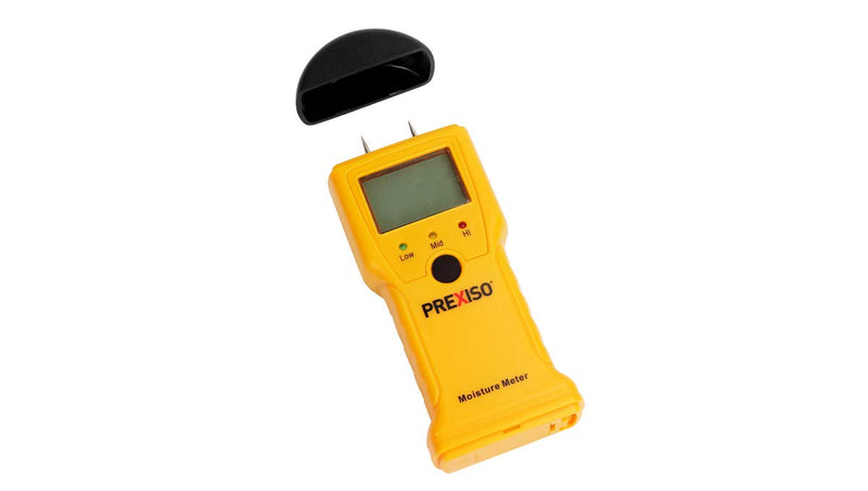 [Australia - AusPower] - PREXISO PMX-60A Moisture Meter, Stainless Steel Prongs, LCD Screen, Auto Shut-Off, Single-Button Operation, (1 Pack) - PMX-60A 