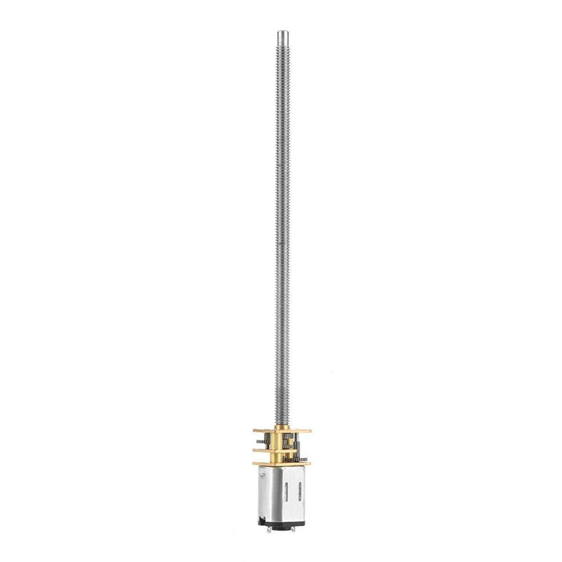[Australia - AusPower] - DC 6/12V N20 Metal Speed Reduction Motor Micro Electric Motor With Long Output Shaft M4 x 100mm(12V 600RPM) 