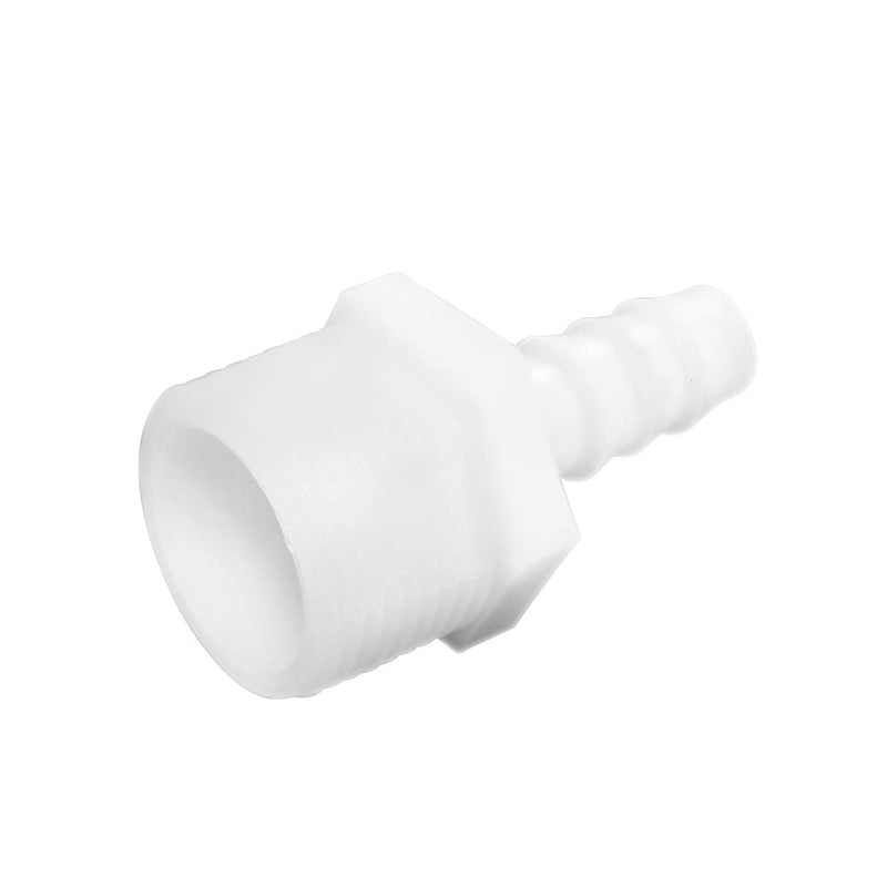 [Australia - AusPower] - JoyTube Plastic Hose Barb Fittings 1/2" Barb X 1/2" NPT Male Thread Adapter Connector Pipe Fittings (pack of 6) 1/2" Barb x 1/2" Male 