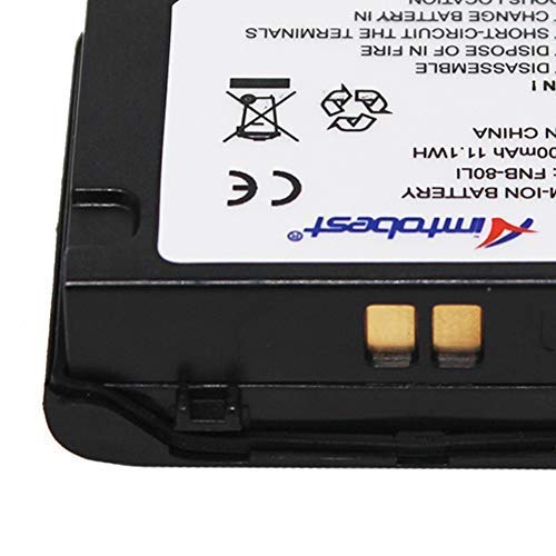 [Australia - AusPower] - FNB-80Li 1500mAh Li-ion Battery Compatible for Yaesu Vertex VX-7R VX-6R VX-5R VX-6 VX-5 VXA-700 VXA-710 Standard Horizon HX460 HX470 HX471 Radio FNB-58Li FNB58Li FNB80Li 