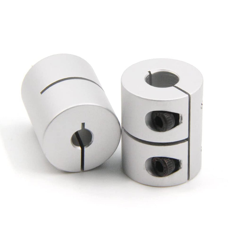 [Australia - AusPower] - Zeberoxyz 2PCS Shaft Coupling 5mm to 8mm Aluminum Alloy Joint 25mm Length 20mm Diameter Stepper Motor Connector Rigid Coupler for 3D Printer CNC Machine DIY Model (5x8mm） 