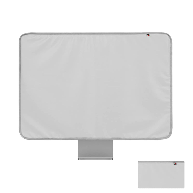 [Australia - AusPower] - Dust Cover for 2021 Apple iMac(24-inch),Cover Compatible for iMac 2021 24 inch,Monitor Computer Protector Case，Protect Computer Screen Keep Clean (Silver Gray) Silver Gray 