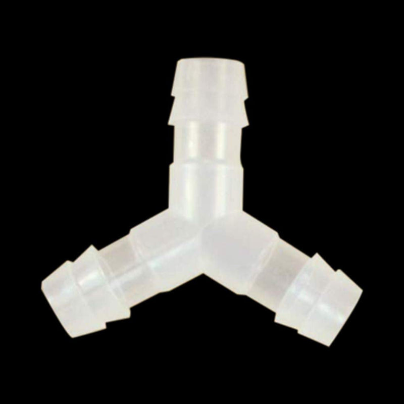 [Australia - AusPower] - Metaland Plastic 1/4" Hose Barb 3 Way Wye Y Shape Barbed Polypropylene Splitter Fitting Splicer for Water Fuel Air (Pack of 6) 