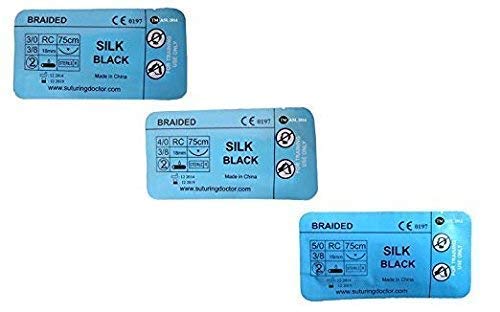 [Australia - AusPower] - Suturing Doctor Pads 2pc Set - Flesh Skin-Tone Colour with Free 12 x Needles and Free 1 x Needle Holder - Start Practicing Straight Away! As seen on The BBC TV 