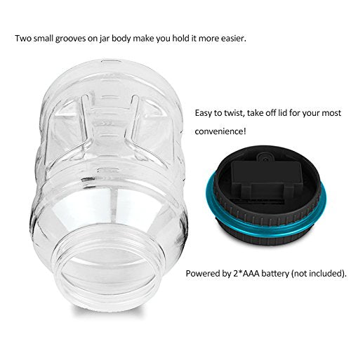 [Australia - AusPower] - Coin Piggy Bank Saving Jar, Winnsty Digital Coin Counter with LCD Display Large Capacity Money Saving Box for All US Coins (Blue) Blue 