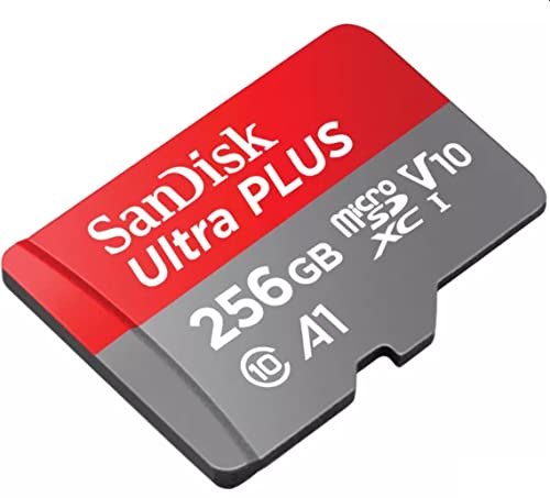 [Australia - AusPower] - Sandisk Ultra Plus 256GB MicroSDXC UHS-I Card with Adapter 130MB/s Class 10 XC1 V10 