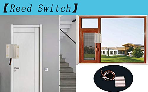 [Australia - AusPower] - 3X Magnetic Reed Switch Normally Open Closed NC NO Door Alarm Window Security/Magnetic Door Switch/Magnetic Contact Switch/Reed Switch,to DC 5V 12V 24V Light White-38 