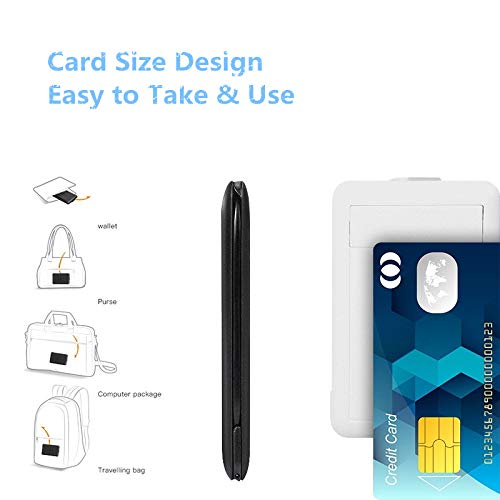 [Australia - AusPower] - Cable Card Box, Universal Charging Cable Adapters,Compact USB-C/USB-A/Micro-USB/Lightning Port,Compact with iPhone and Samsung Devices,Portable Phone Stand,SIM Tools and Nano Card Storage Slot 