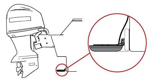 [Australia - AusPower] - Stern Pad - Standard Size - White - Screwless Transducer/Acc. Mounting Kit (not for Large 3D Scan Transducers) 