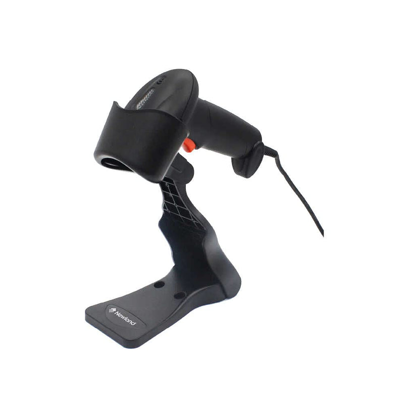 [Australia - AusPower] - Newland Corded Handheld Barcode Scanner OY10 1D Bar Code Reader Scanner with Stand Extremely Fast and Precise Auto Scan Gun for Windows/Mac/iOS/Android/Linux/POS 