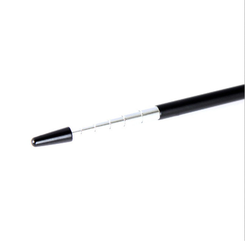 [Australia - AusPower] - Telescopic Teachers Pointer,Teaching Pointer Stick for Classroom,Metal Hand Retractable Pointer Extended Length 25Inch, Handheld Presenter Whiteboard Pointer (Pure Black) Extendable 25 Inch Pure Black 