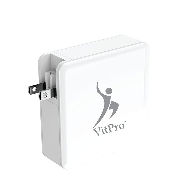 [Australia - AusPower] - USB-C Charger,VitPro 136W 4-Port Type-C Charging Station with high Delivery, GaN Technology PD 4 [Qualcomm 3.0 Quick Charge] for MacBook Pro/Air, iPad Pro, Pixel, iPhone Xs/Max/XR, Galaxy and More 