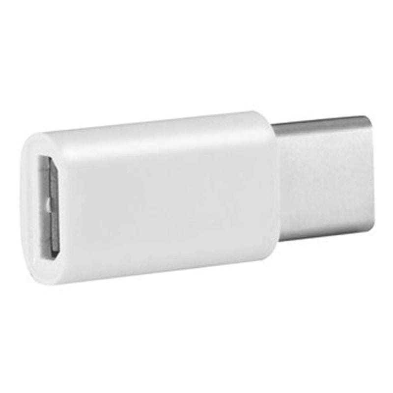 [Australia - AusPower] - CY USB C to Micro USB Adapter Type C Male to Micro USB Female Data Converter for Tablet Mobile Phone USB Type-C to Micro USB Cable Micro USB to USB-C Cable white 