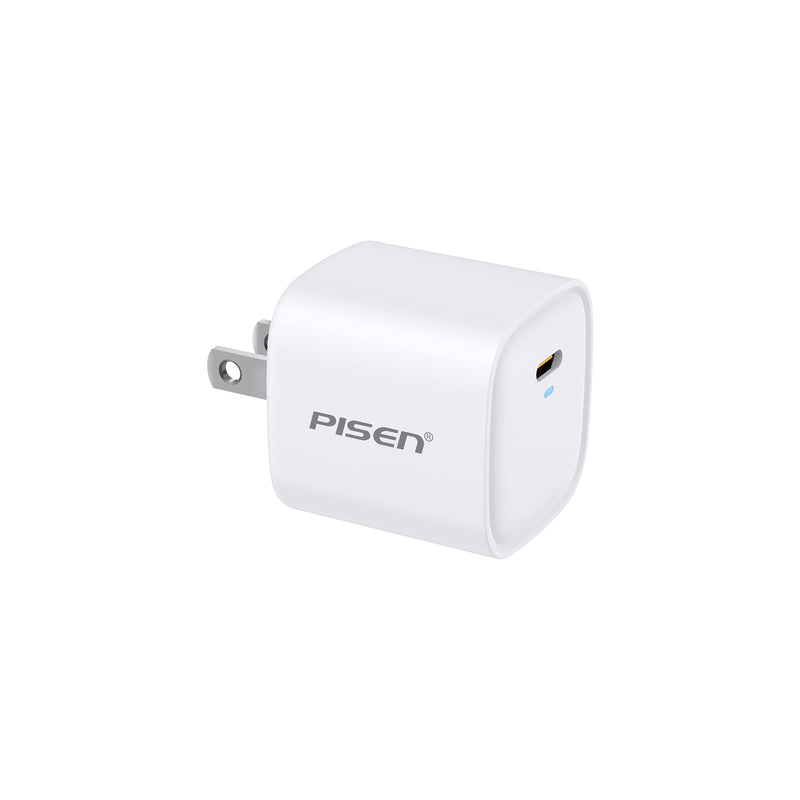 [Australia - AusPower] - PISEN USB C Charger 30W GaN Fast Wall Charger Mini Charger Adapter Cell Phone Charger Block PD 3.0 Fast Charger Compatible for MacBook Air/13/12/11 Mini Pro Max, Galaxy S21, AirPods, iPad, Pixel 