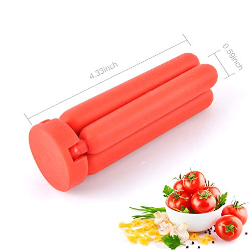 [Australia - AusPower] - Foldable Trivets (5pack), KSENDALO Eco Collapsible Trivet Set, Silicone Pot Trivet Holder Save Much Space for Kitchen Home, Multi-Color Red, Green,purple, Blue, Gray 
