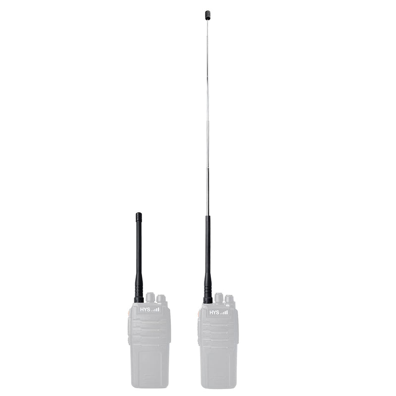 [Australia - AusPower] - UAYESOK Dual Band Stubby Telescopic Ham Radio Antenna,SMA-Female 2m 70cm 144/430MHz Walkie Talkie Antenna for Baofeng UV-5R Series BF-888s BF-F8HP UV-82 Kenwood Retevis Two Way Radios 