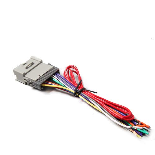 [Australia - AusPower] - RED WOLF Compatible with GM Chevy GMC Buick 1998-2008 & GM-10 Antenna Adapter Plug Aftermarket Stereo Radio Wiring Harness 