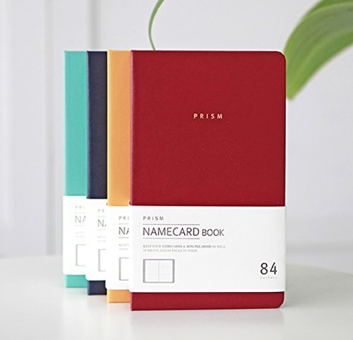 [Australia - AusPower] - INDIGO Prism Name Card Book - Business Card Holder, Organizer, Instax Mini Photo Album (Wine) Wine 