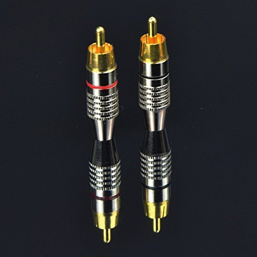 [Australia - AusPower] - CESS RCA Plug Solder Gold Audio Video Adapter Cable Connector (20 Pack) 
