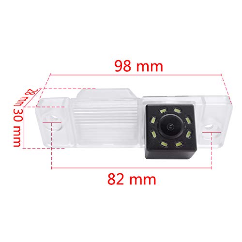 [Australia - AusPower] - aSATAH 8 LED Car Rear View Camera for Buick Excelle GT/Buick Lacrosse/Allure/Buick Encore/Opel Mokka/Buick Envision & Waterproof and Shockproof Reversing Backup Camera (8 LED) 