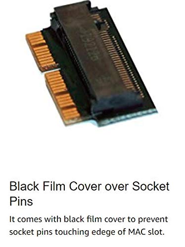 [Australia - AusPower] - Sintech NGFF M.2 nVME SSD Adapter Card for Upgrade MacBook Air(2013-2016 Year) and MacBook PRO(Late 2013-2015 Year) (Black) 
