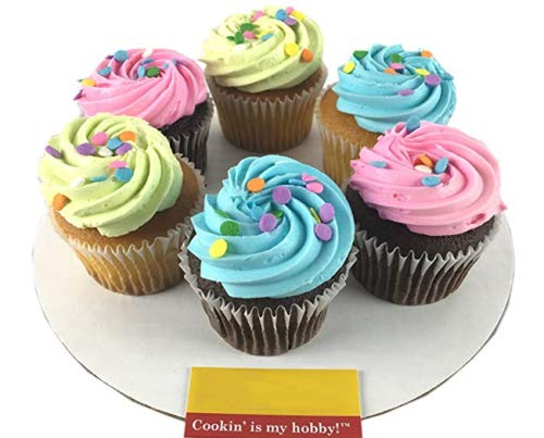 [Australia - AusPower] - Round Greaseproof Cake Boards – White Cake Circle Base, 6/8/10/12 inch, 5 of Each Size 