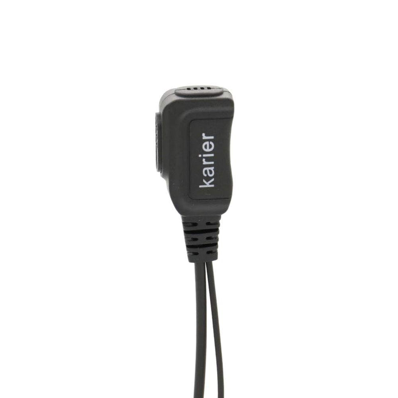 [Australia - AusPower] - Karier 1 Pin Walkie Talkie Headset Earpiece with PTT Mic and Transparent Acoustic Tube for Motorola MD200TPR MH230R MR350R MS350R MT350R MG160A MH230TPR Two Way Radios (5 Pack) 