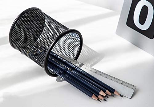[Australia - AusPower] - 4Pack Pen Pencil Holder Cup for Desk, Wire Mesh Pen Holder School Supplies Office Supplies Desk Organizer Accessories 