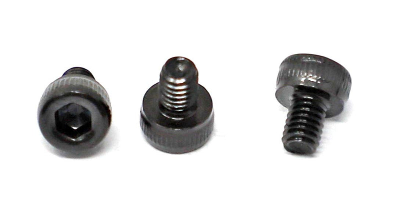 [Australia - AusPower] - iexcell 100 Pcs Metric M3 x 4 Alloy Steel 12.9 Grade Hex Socket Head Cap Screws Bolts Kit, Black Oxide Finish 