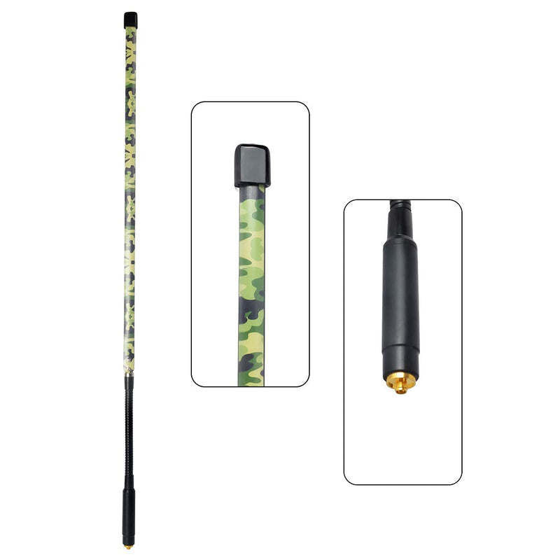 [Australia - AusPower] - UAYESOK Foldable/Gooseneck CS Tactical Antenna Dual Band Ham Radio Antenna 5.2dBi 31inch SMA Female UV VHF/UHF for Baofeng UV-5R UV-82 BF-888S F8HP GT-3 Kenwood Retevis Handheld Two Way Radio 