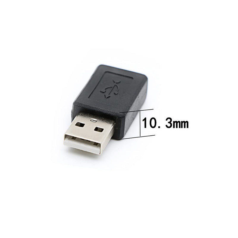 [Australia - AusPower] - 3 Pack USB 2.0 A Male to USB B Mini 5 Pin Female Adapter Converter 