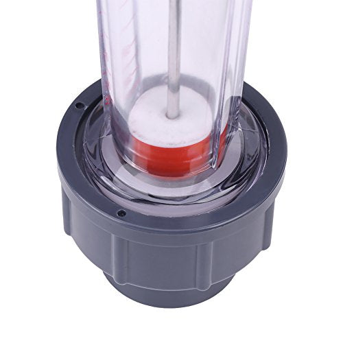 [Australia - AusPower] - 300-3000L/H Plastic Tube Water Rotameter LZS-25 Liquid Flow Meter Float Double Female Connector for DN 25 Tube 