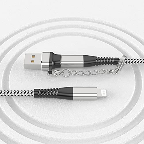[Australia - AusPower] - Apple MFI Certified 2Pack 10 ft iPhone 13/12 Fast Charger iPhone USB Type C to Lightning Cable 10ft Long Charging Cord for iPhone 13/12 Pro Max/11/ Mini/X/Xs/Xr and USB C Female to USB A Male Adapter 10Foot Grey 