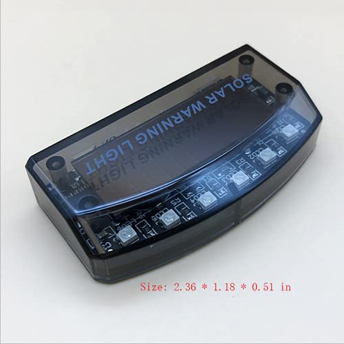 [Australia - AusPower] - Sunnytech 1pc Solar Car Burglar Alarm 6LED Flashing Anti-Theft Warning Light GSPX D141 (Blue) Blue 