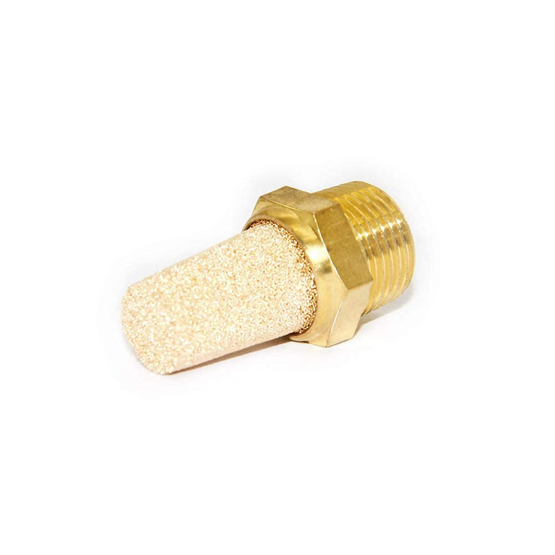 [Australia - AusPower] - Joywayus Pneumatic Muffler Long Exhaust Muffler 1/2" NPT Male Brass Flow Control Silencer Air Fitting(Pack of 2) 1/2"NPT(2pcs) 