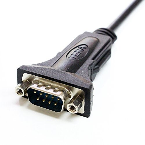 [Australia - AusPower] - Tera Grand - Premium USB 2.0 to RS232 Serial DB9 Adapter Cable 10 Feet - Supports Windows 11, 10, 8, 7, Vista, XP, 2000, 98, Linux and Mac - Built with FTDI Chipset and Hex Jack Nuts 10 ft 