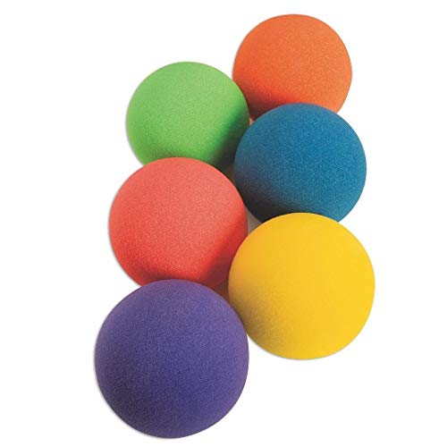 [Australia - AusPower] - S&S Worldwide Spectrum Light Foam Ball Set, 4" Diameter, Pack of 6 Assorted 