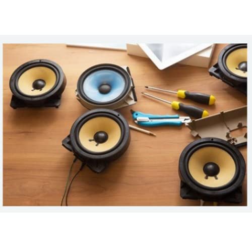 [Australia - AusPower] - Fielect 3.5inch/90mm Foam Speaker Edge Surround Rings Replacement Kit for Speaker Repair or DIY Black 1Pcs 3.5inch /90mm 