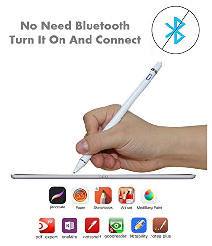 [Australia - AusPower] - Stylus Pen Pencil 1st Generation Gen Replacement Compatible for Apple iPad Pro 1st & 2nd iPad 6th & 7th iPad Mini 5th iPad Air 3rd Gen Generation and iOS Android Capacitive Tablet Touch Screen (Red) Red 