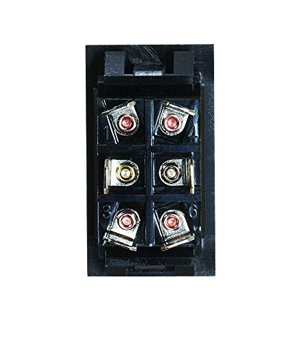 [Australia - AusPower] - RV Designer S225, Rocker Switch, 20 Amp, 6 Terminals, Momentary On / Off / Momentary On, DPDT, Black, DC Electrical Six Terminal 