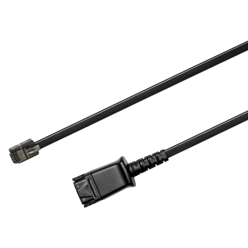 [Australia - AusPower] - U10P Headset Adapter Cable Compatible with Plantronics QD Headsets Works with Avaya Digital, Polycom VVX NEC Mitel Shoretel Aastra Digium + More 